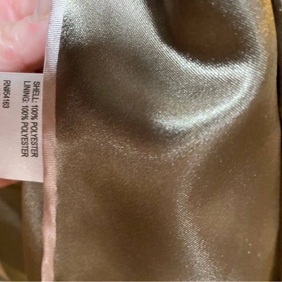 Belted Calvin Klein trench coat.  Tan.  Great shape. - Picture 12 of 14